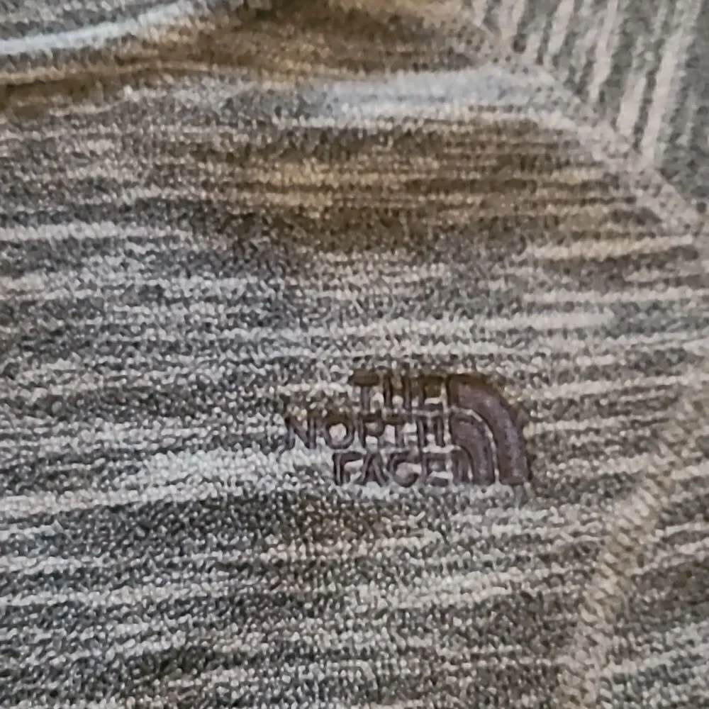 The north face womens gray zip up polartec‎ fleece jacket size small